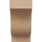 Ekena Millwork 7"W x 7"D x 14"H Wide Newport Rough Cedar Woodgrain TimberThane Corbel, Primed Tan CORUR07X07X14NEWRCPR - alternate 5